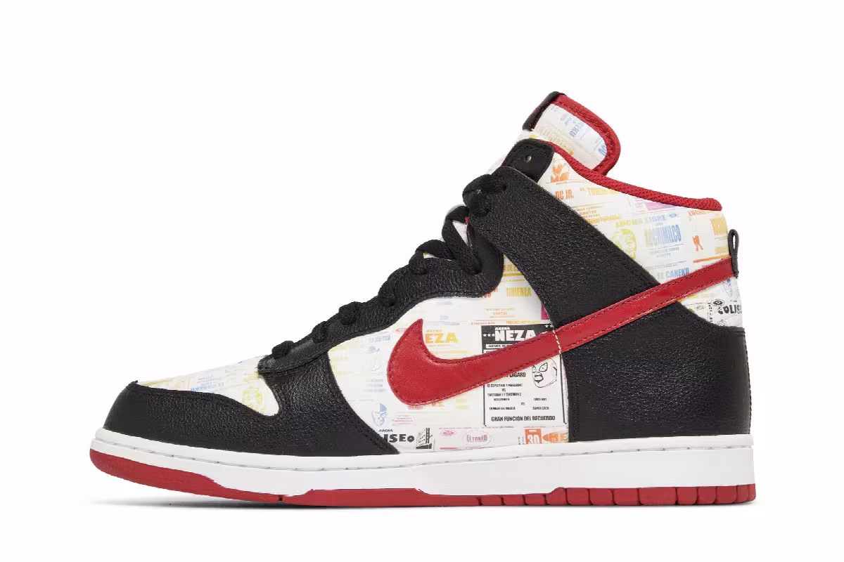 Nike Dunk High Premium Lucha Libre, view 4