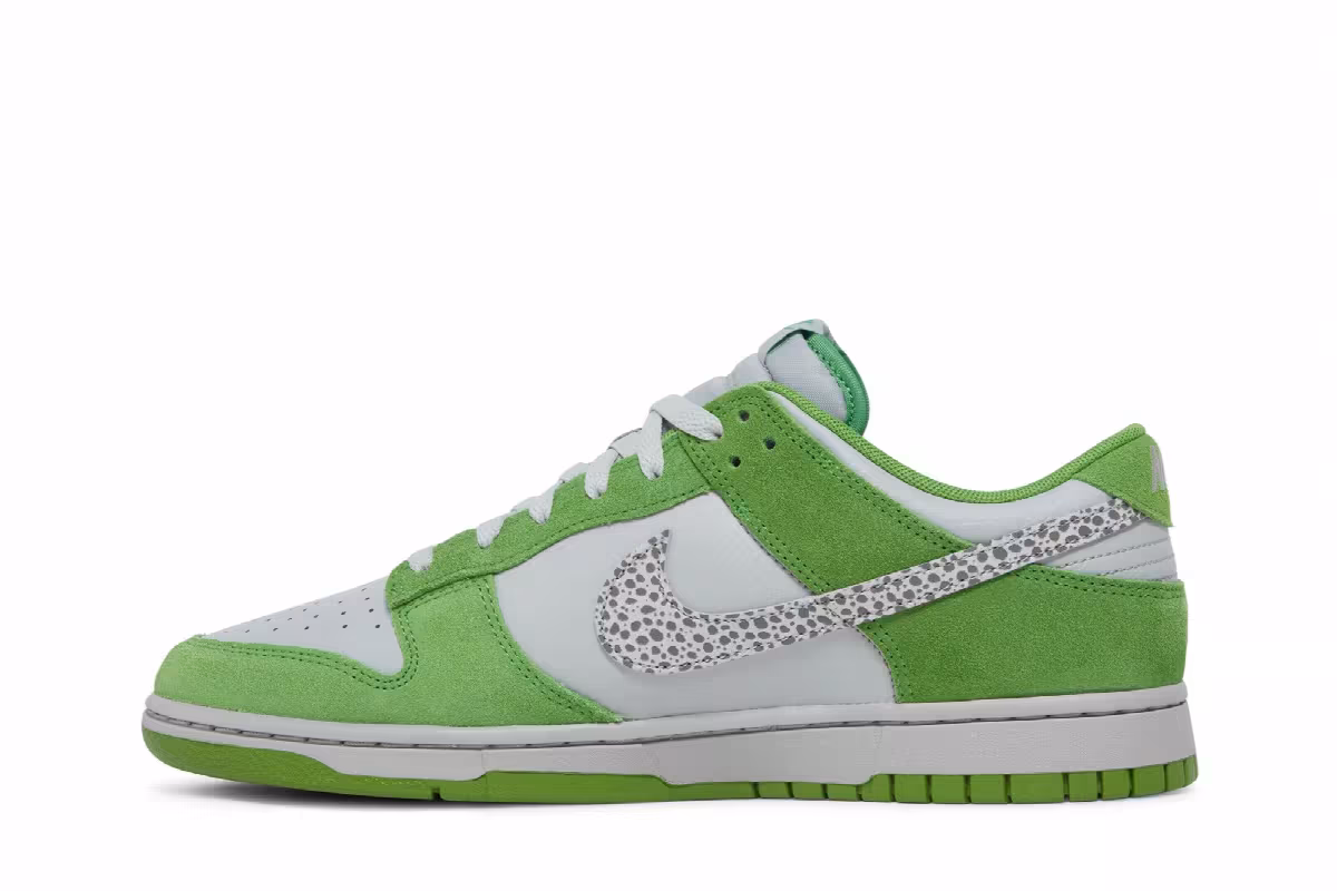 Nike Dunk Low Safari Swoosh - Chlorophyll, view 4