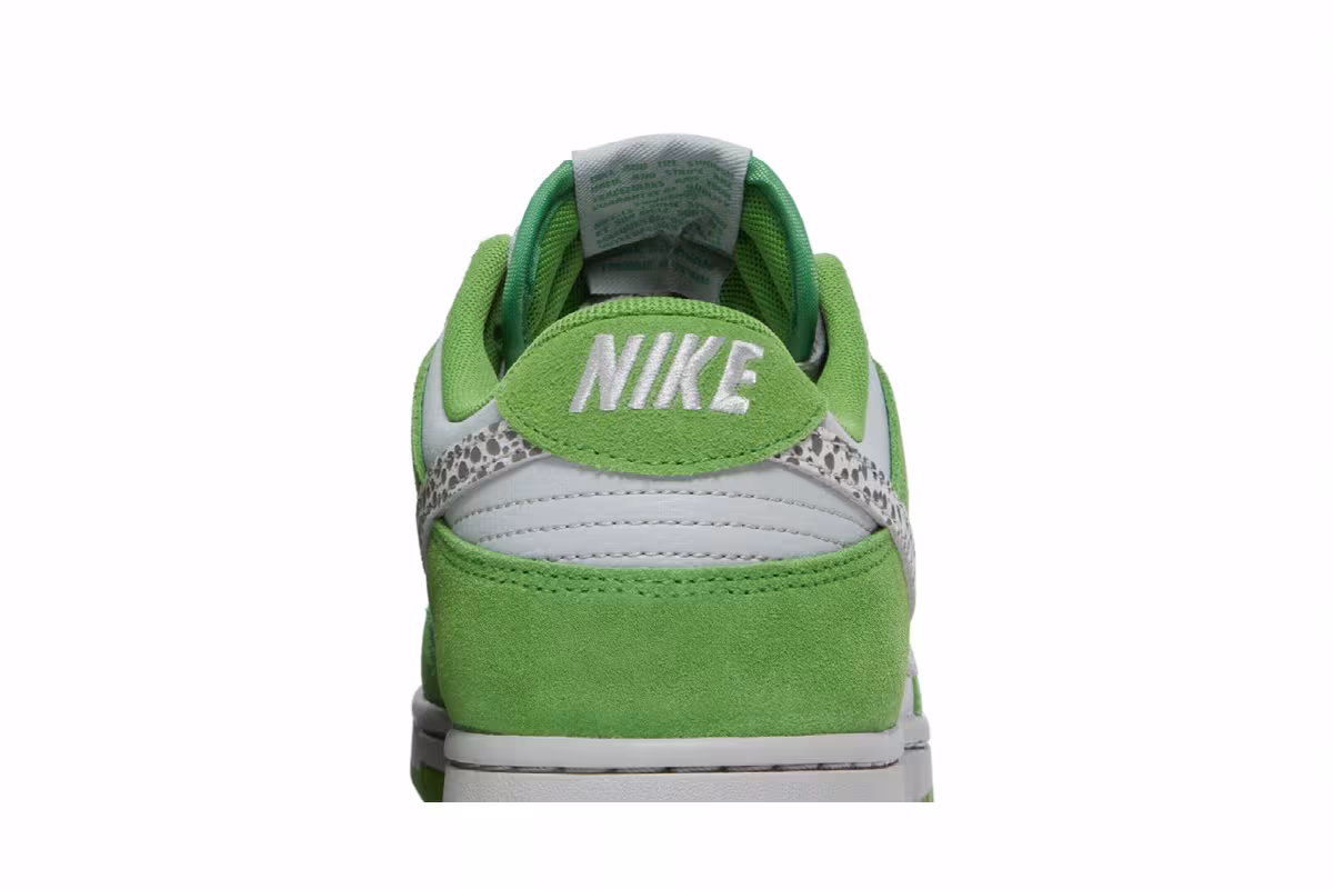 Nike Dunk Low Safari Swoosh - Chlorophyll, view 8