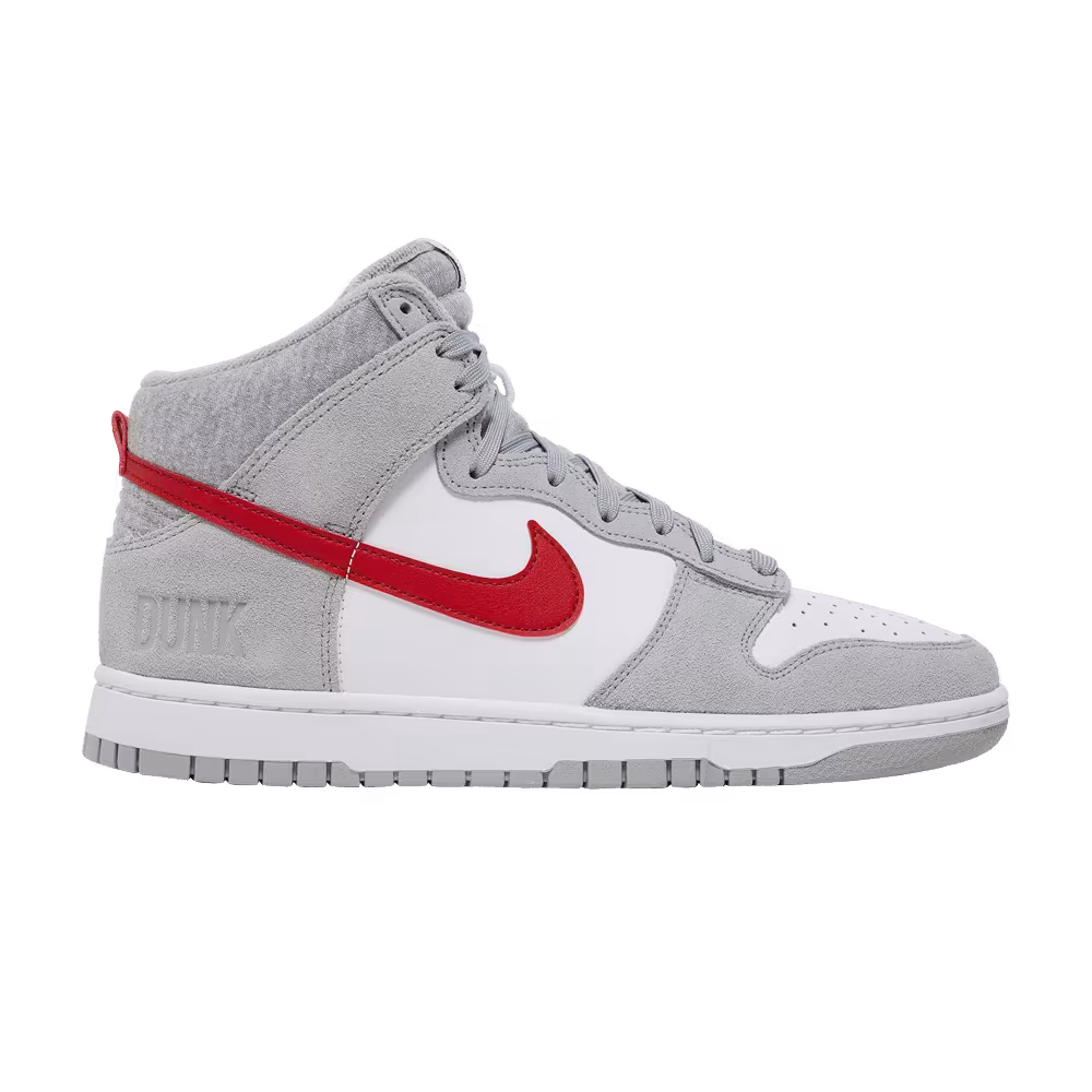 Nike Dunk High SE Athletic Club - Light Smoke Grey Gym Red