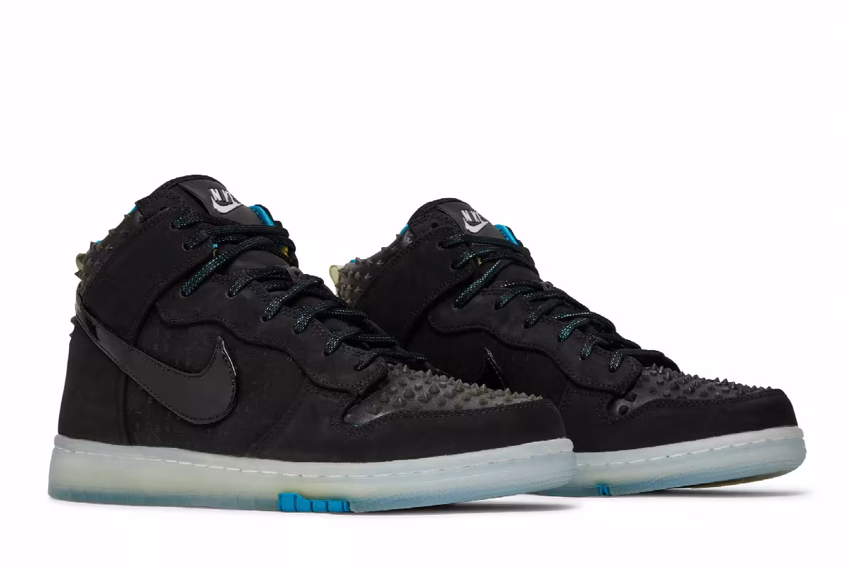 Nike Dunk High CMFT PRM All Star - Black Jade, view 9