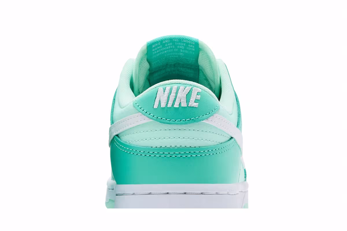 Nike Dunk Low Mint Foam Light Menta, view 8