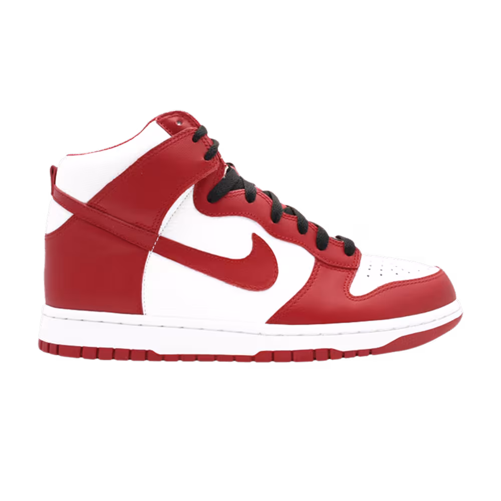 Nike Dunk High White Varsity Red