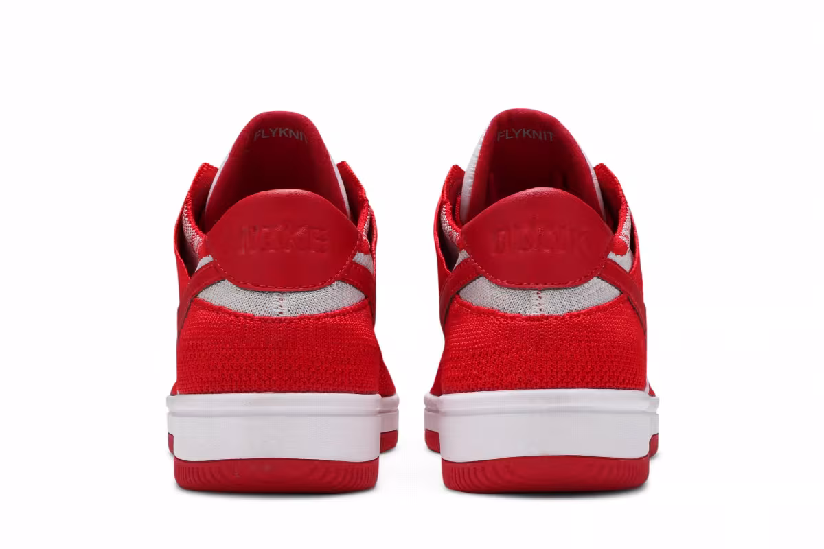 Nike Dunk Low Flyknit University Red, view 7