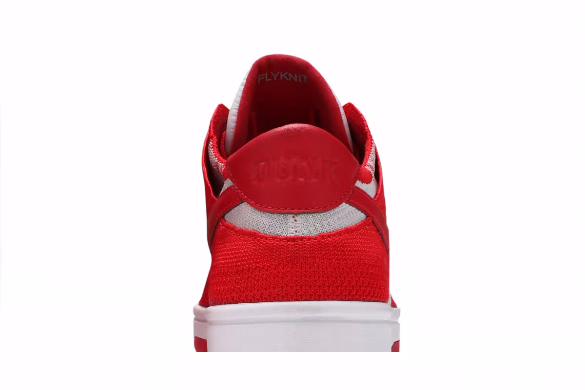 Nike Dunk Low Flyknit University Red, view 8
