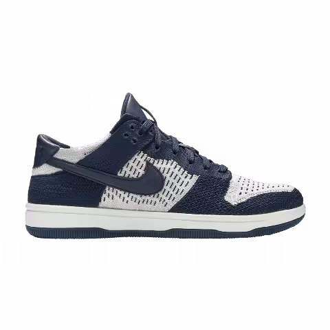 Nike Dunk Low Flyknit 'College Navy Platinum'