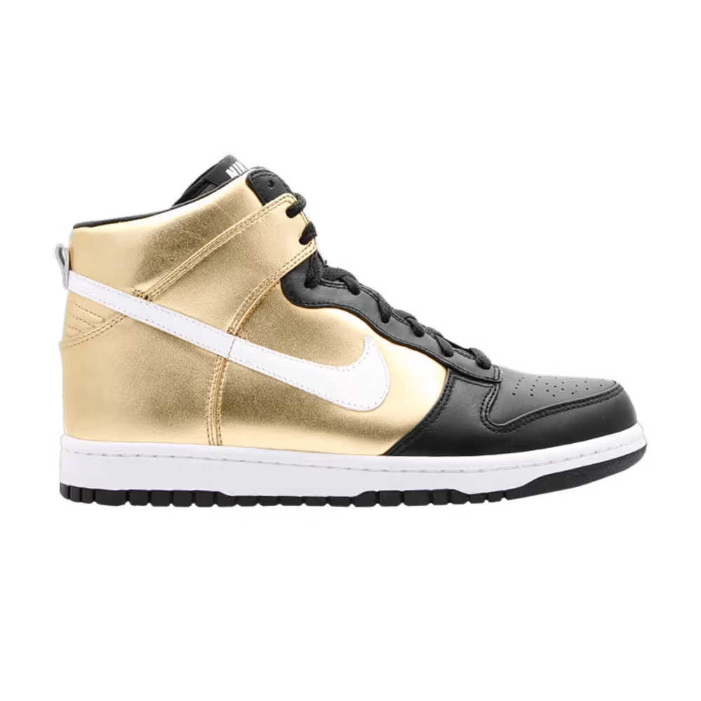 Nike Dunk High Premium Metallic Gold