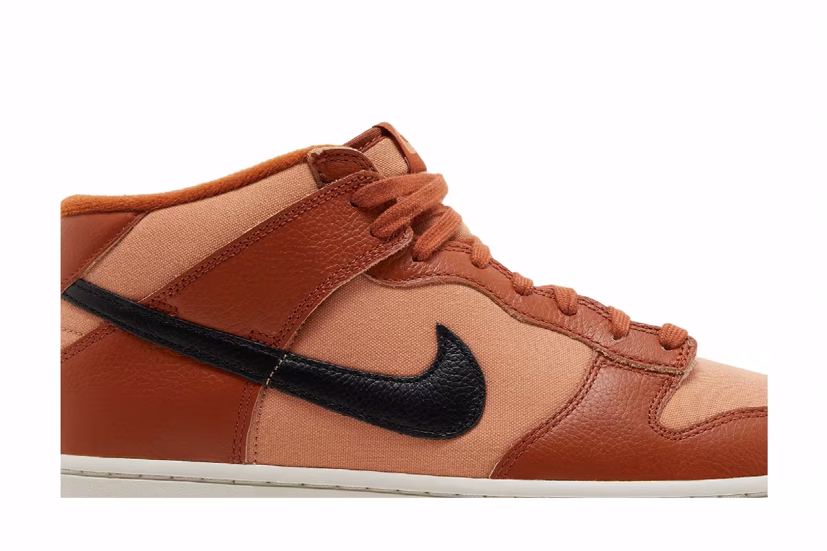 Nike Dunk Mid Amber Brown, view 3