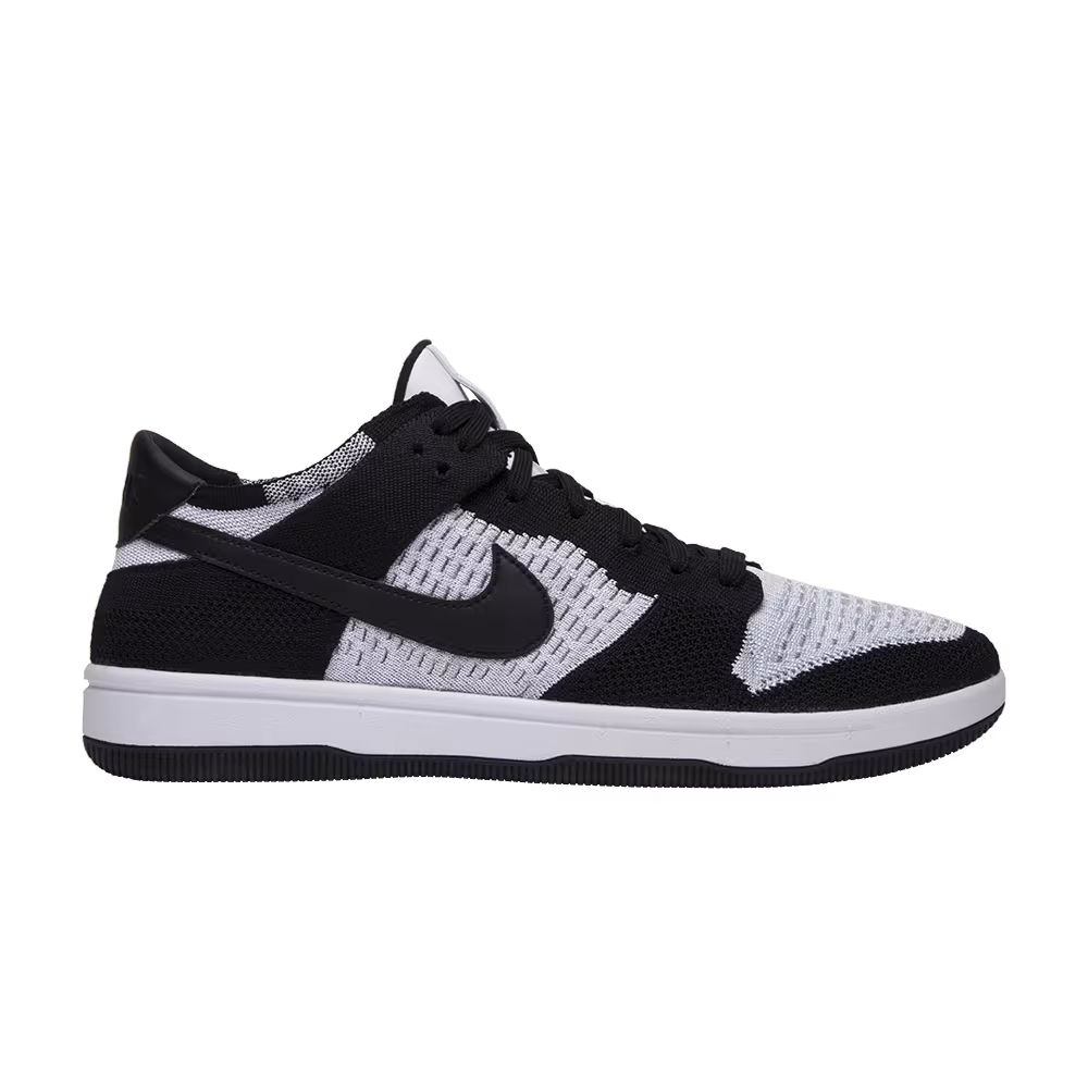 Nike Dunk Low Flyknit White Wolf Grey
