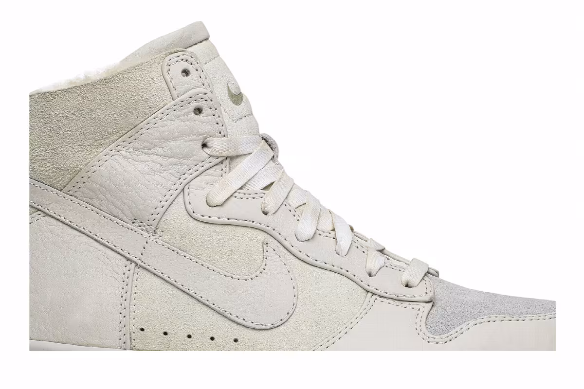 Nike Dunk Lux SP Sherpa White, view 3