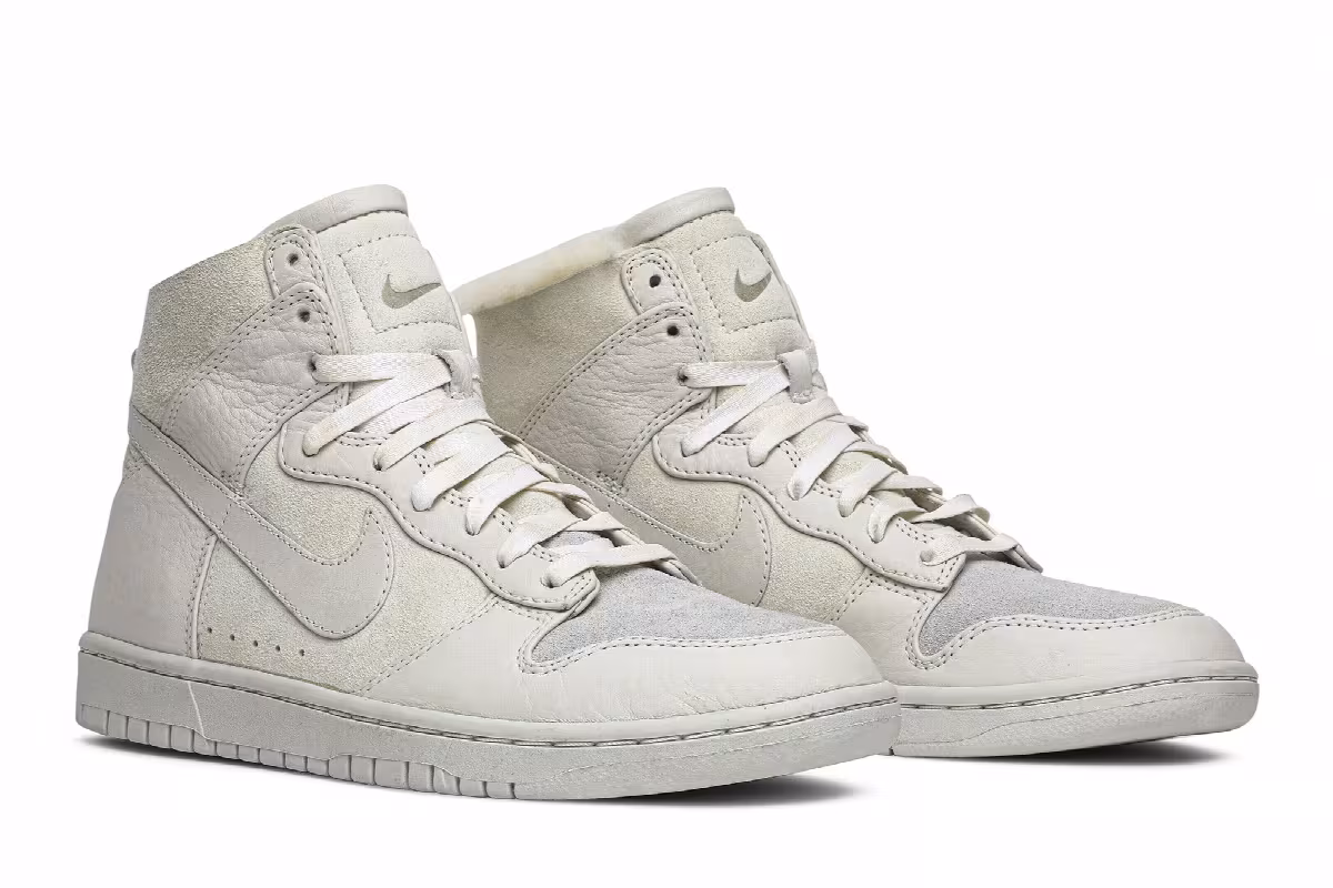 Nike Dunk Lux SP Sherpa White, view 9