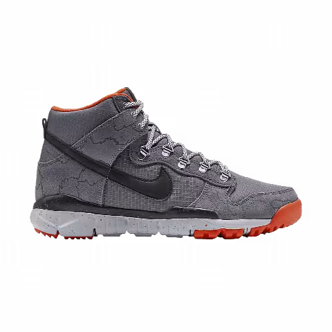 Poler x Nike Dunk High OMS 'Dark Grey Orange'
