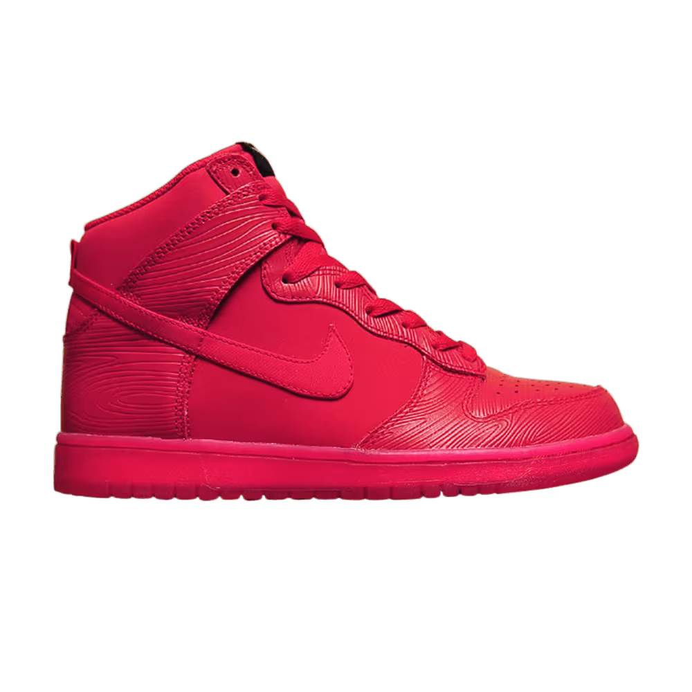 Nike Dunk High Red Wood Grain