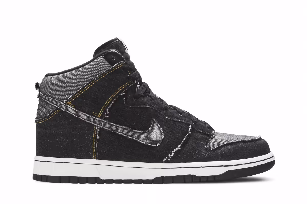 Nike Dunk Hi Denim, view 2