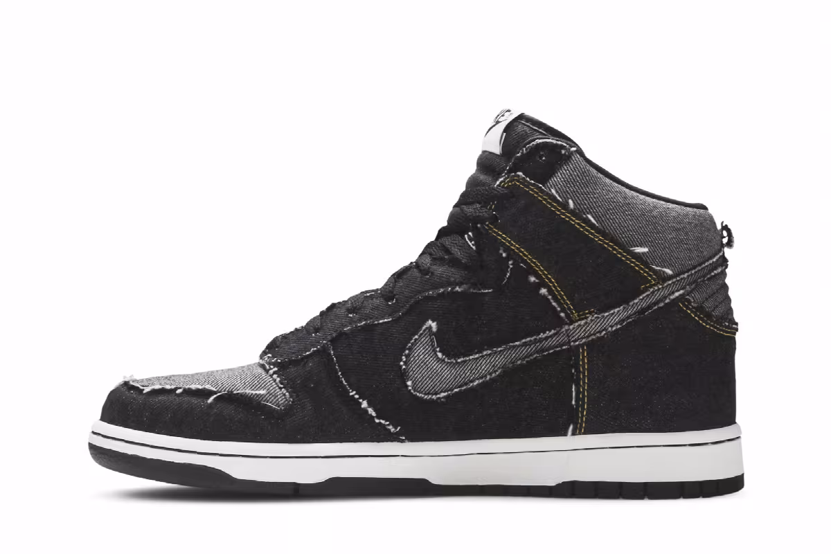 Nike Dunk Hi Denim, view 4