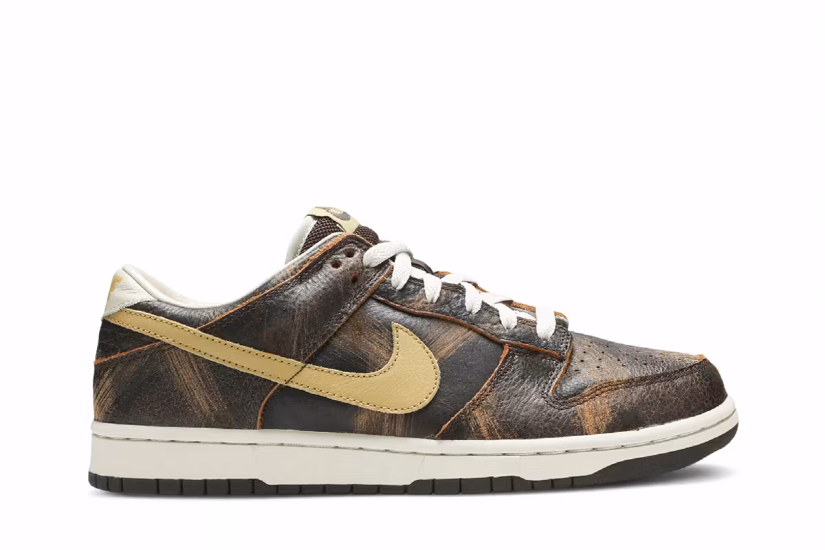 Nike Dunk Low Premium Grunge Pack - Baroque Brown, view 2