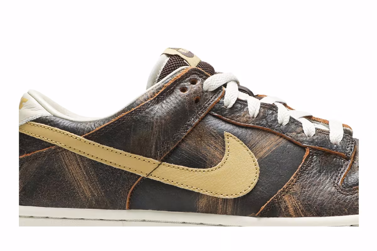 Nike Dunk Low Premium Grunge Pack - Baroque Brown, view 3