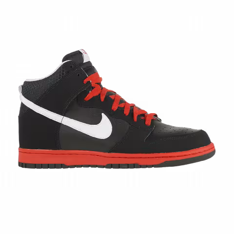 Nike Dunk High 'Black Sport Red'