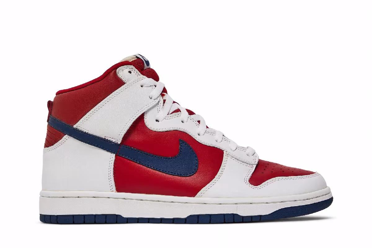 Nike Dunk High Rapid Varisty Red, view 2