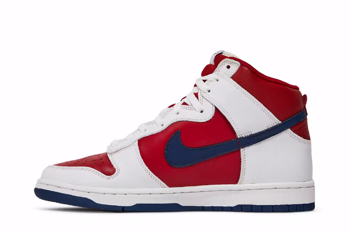Nike Dunk High Rapid Varisty Red, view 4