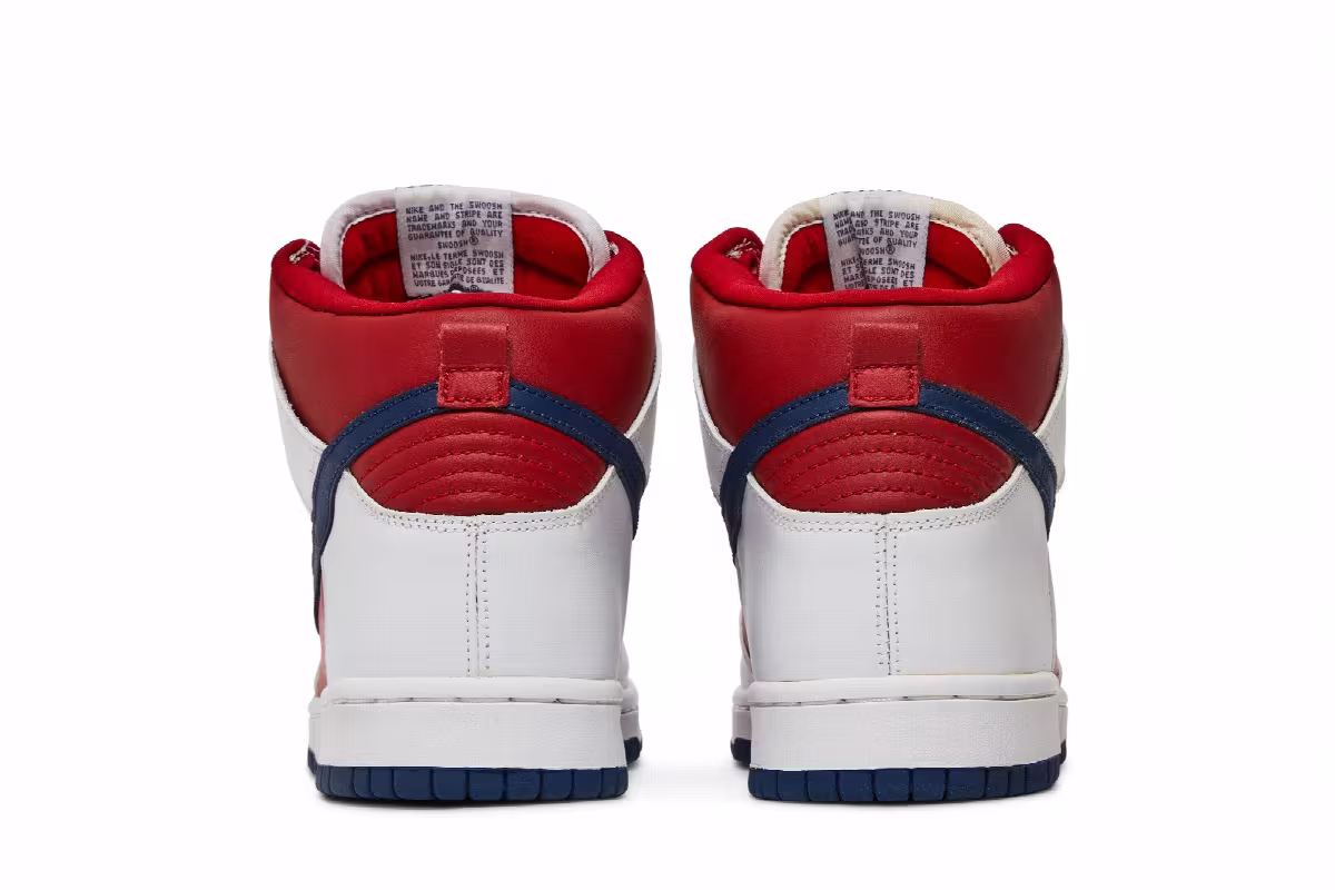 Nike Dunk High Rapid Varisty Red, view 7