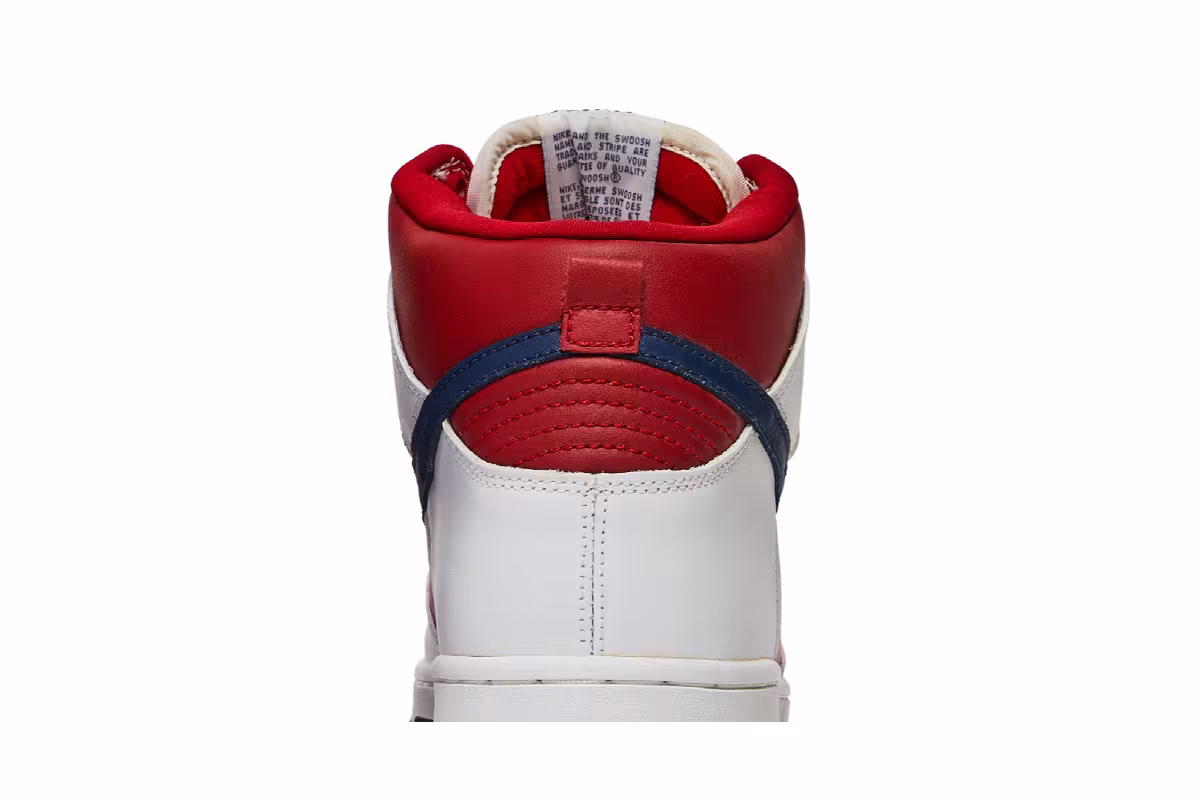 Nike Dunk High Rapid Varisty Red, view 8