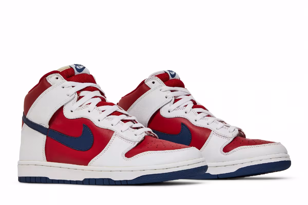 Nike Dunk High Rapid Varisty Red, view 9
