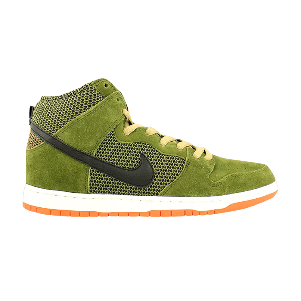 Nike Dunk High Pro SB Faded Olive Hyper Crimson