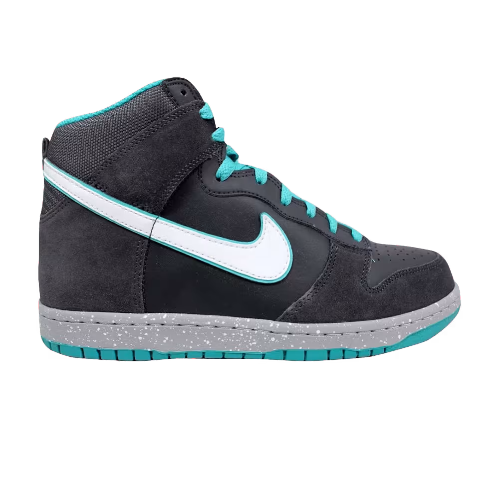 Nike Dunk High Anthracite Turquoise