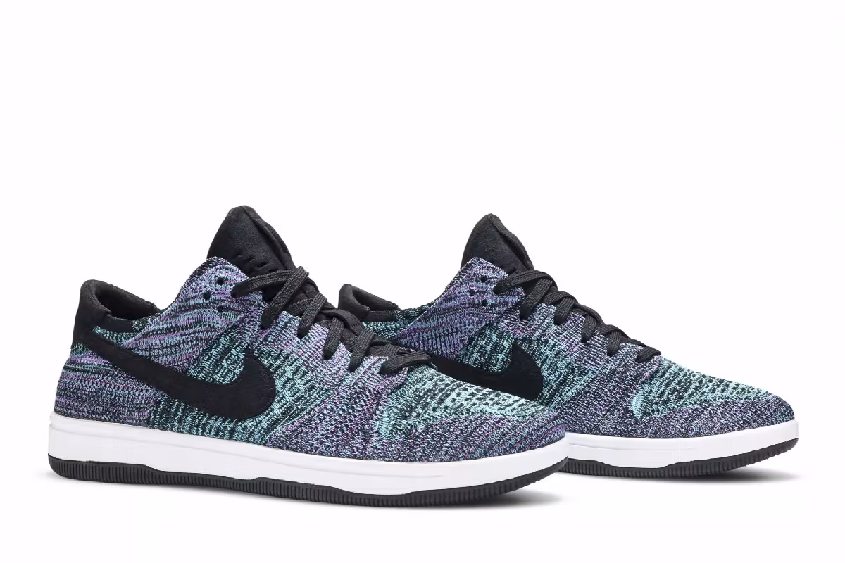 Nike Dunk Flyknit Chlorine Blue, view 9
