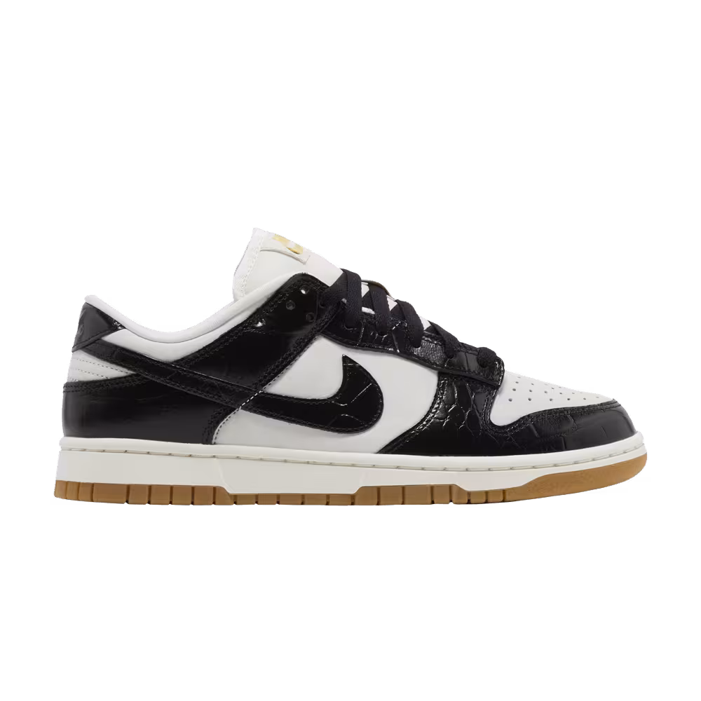 Nike Women's Dunk Low LX Black Croc