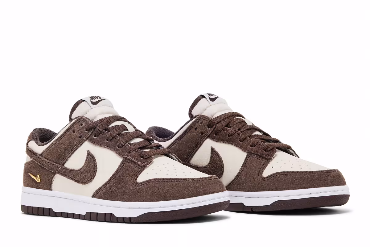 Nike Women's Dunk Low Light Orewood Baroque Brown, view 9