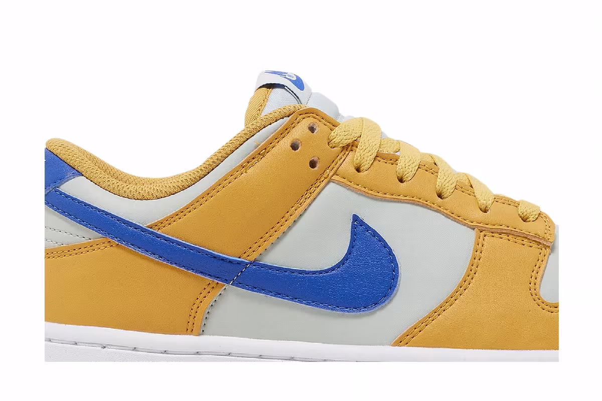 Nike Women's Dunk Low Next Nature Wheat Gold Royal, view 3