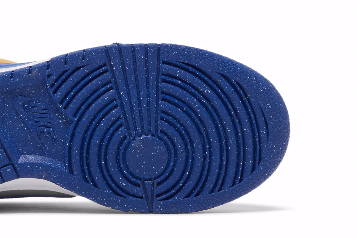 Nike Women's Dunk Low Next Nature Wheat Gold Royal, view 6