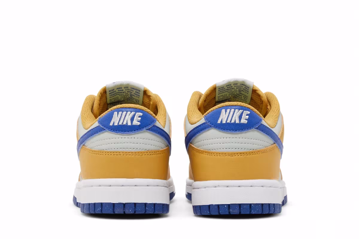 Nike Women's Dunk Low Next Nature Wheat Gold Royal, view 7