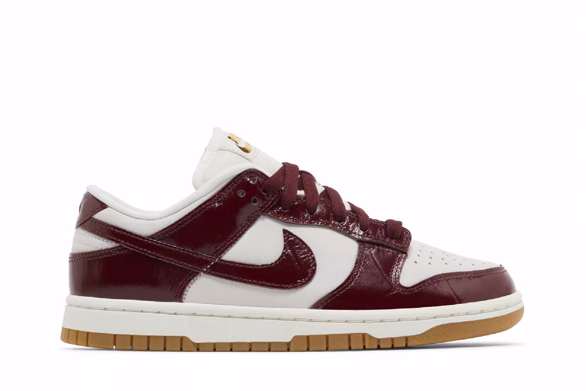 Nike Women's Dunk Low LX Team Red Croc, view 2