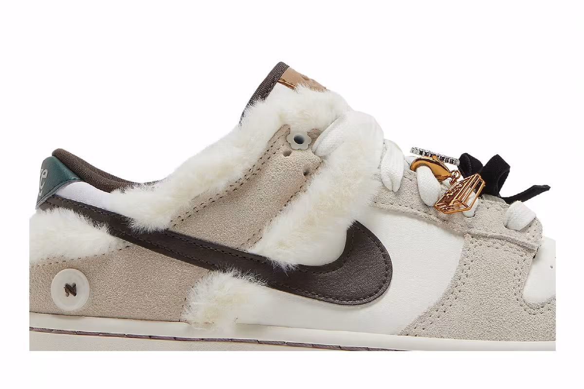 Nike Women's Dunk Low Mink And Jewels, view 3