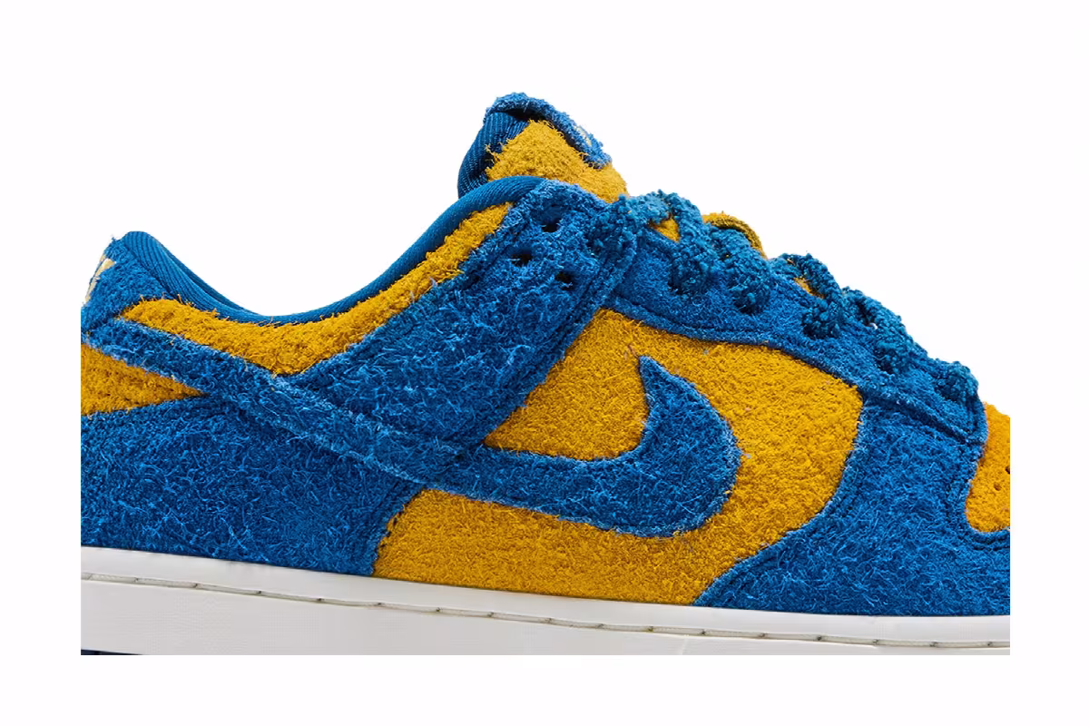 Nike Women's Dunk Low SE Panda-Monium Pack - Court Blue Yellow Ochre, view 3