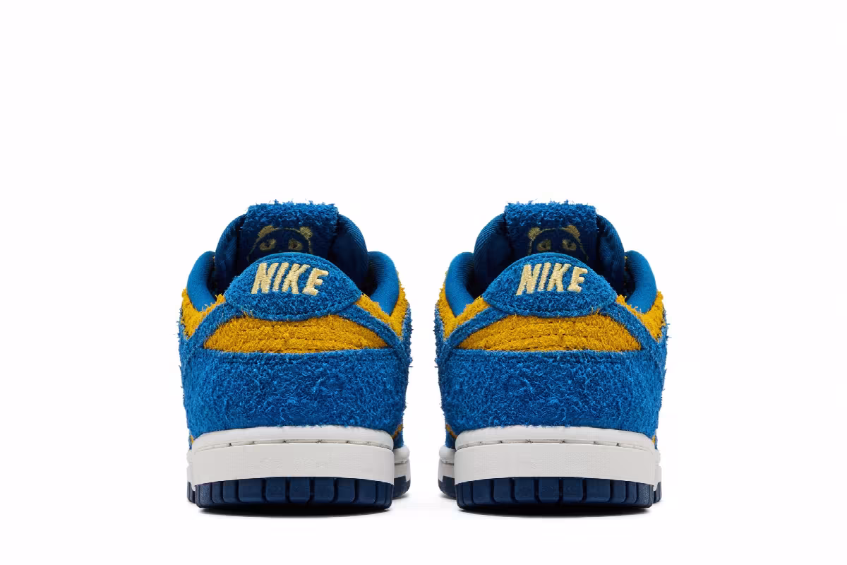Nike Women's Dunk Low SE Panda-Monium Pack - Court Blue Yellow Ochre, view 7