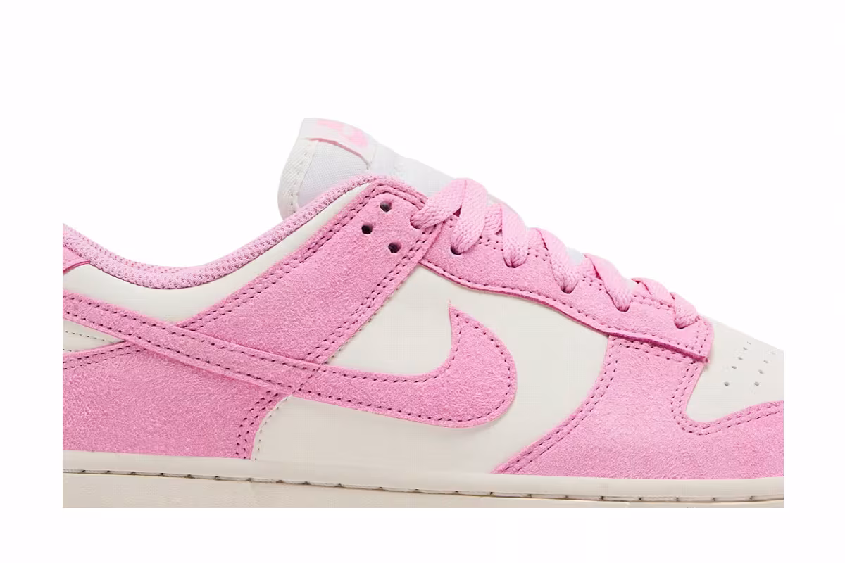 Nike Women's Dunk Low Next Nature Pink Rise Sail, view 3