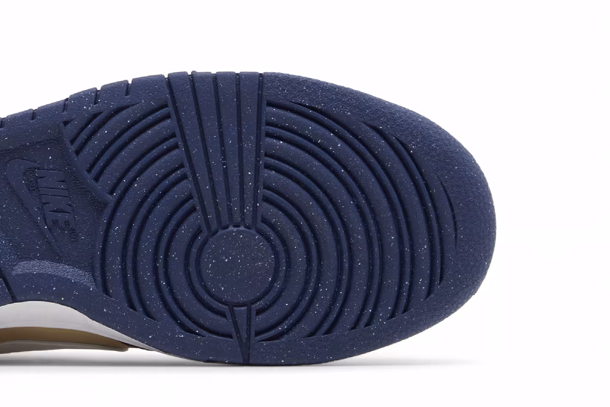 Nike Women's Dunk Low Next Nature Navy Gold, view 6