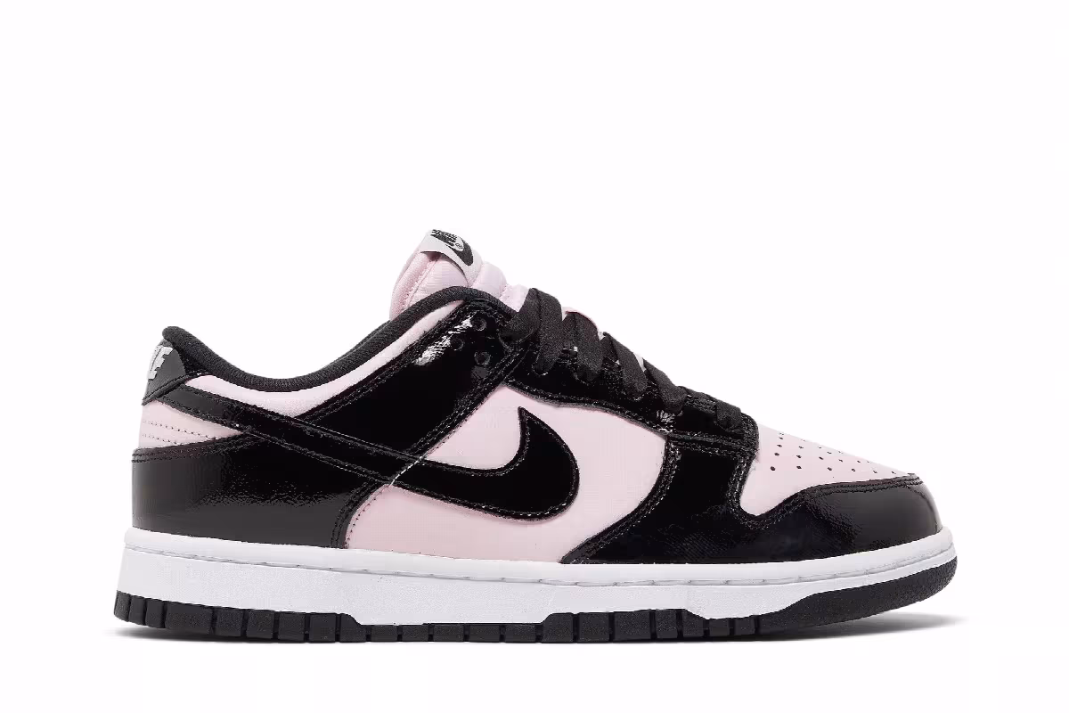 Nike Women's Dunk Low Pink Foam Black, view 2