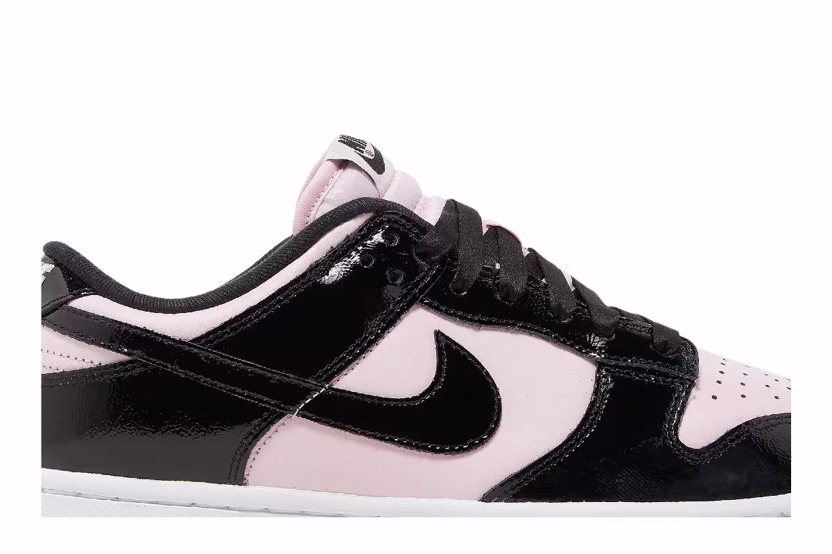 Nike Women's Dunk Low Pink Foam Black, view 3