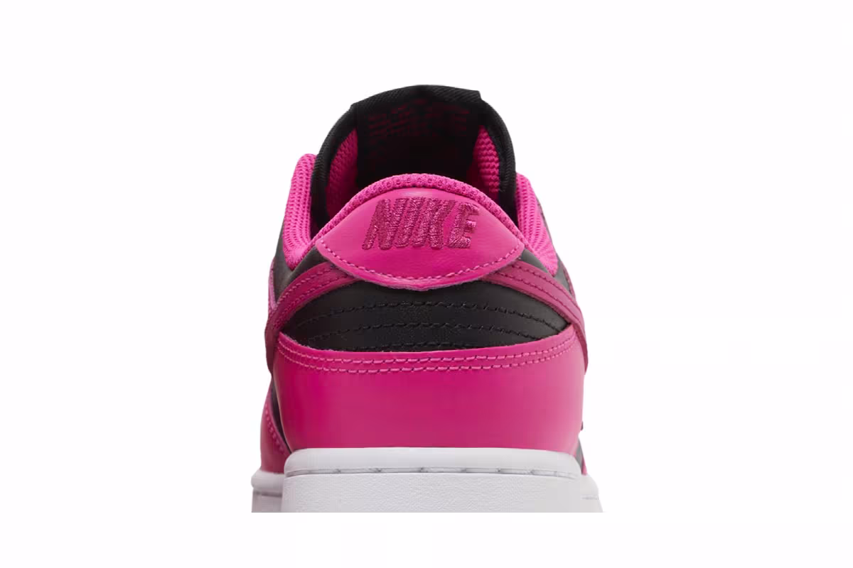 Nike Women's Dunk Low Fierce Pink Black, view 8