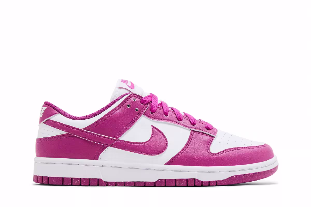Nike Women's Dunk Low Next Nature Hot Fuchsia, view 2