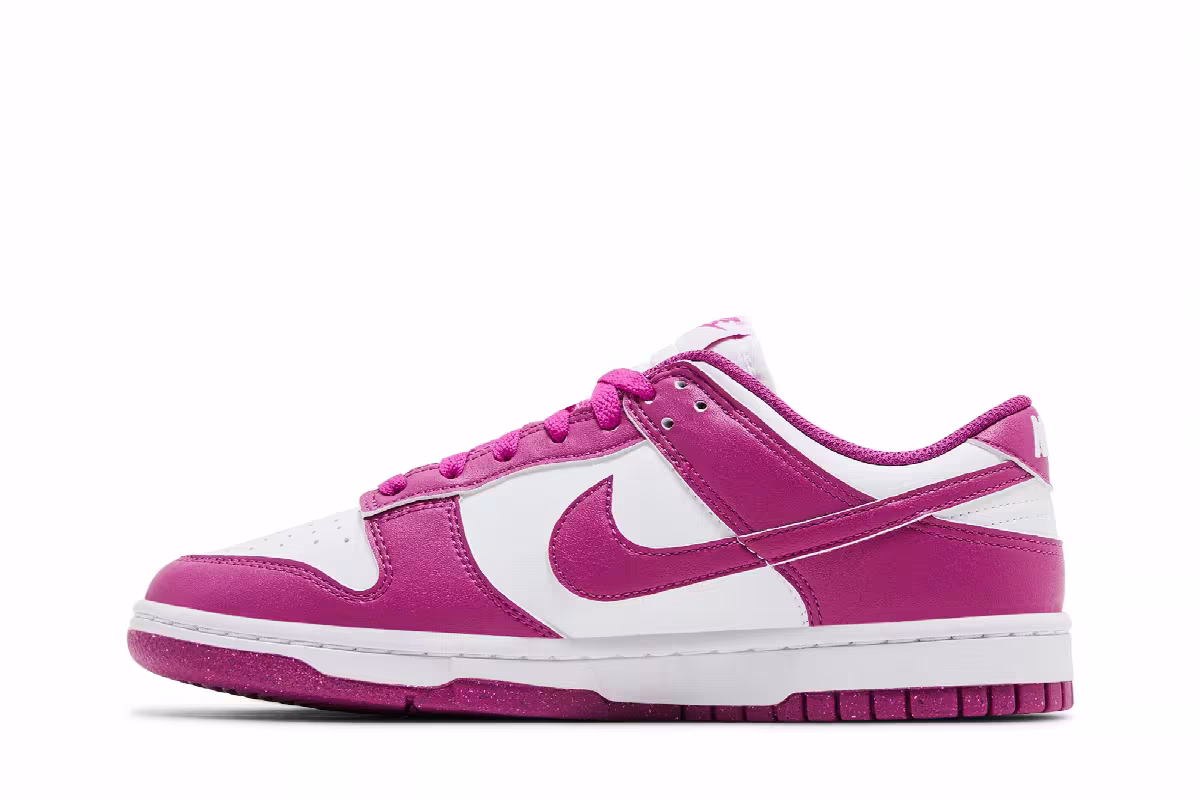 Nike Women's Dunk Low Next Nature Hot Fuchsia, view 4