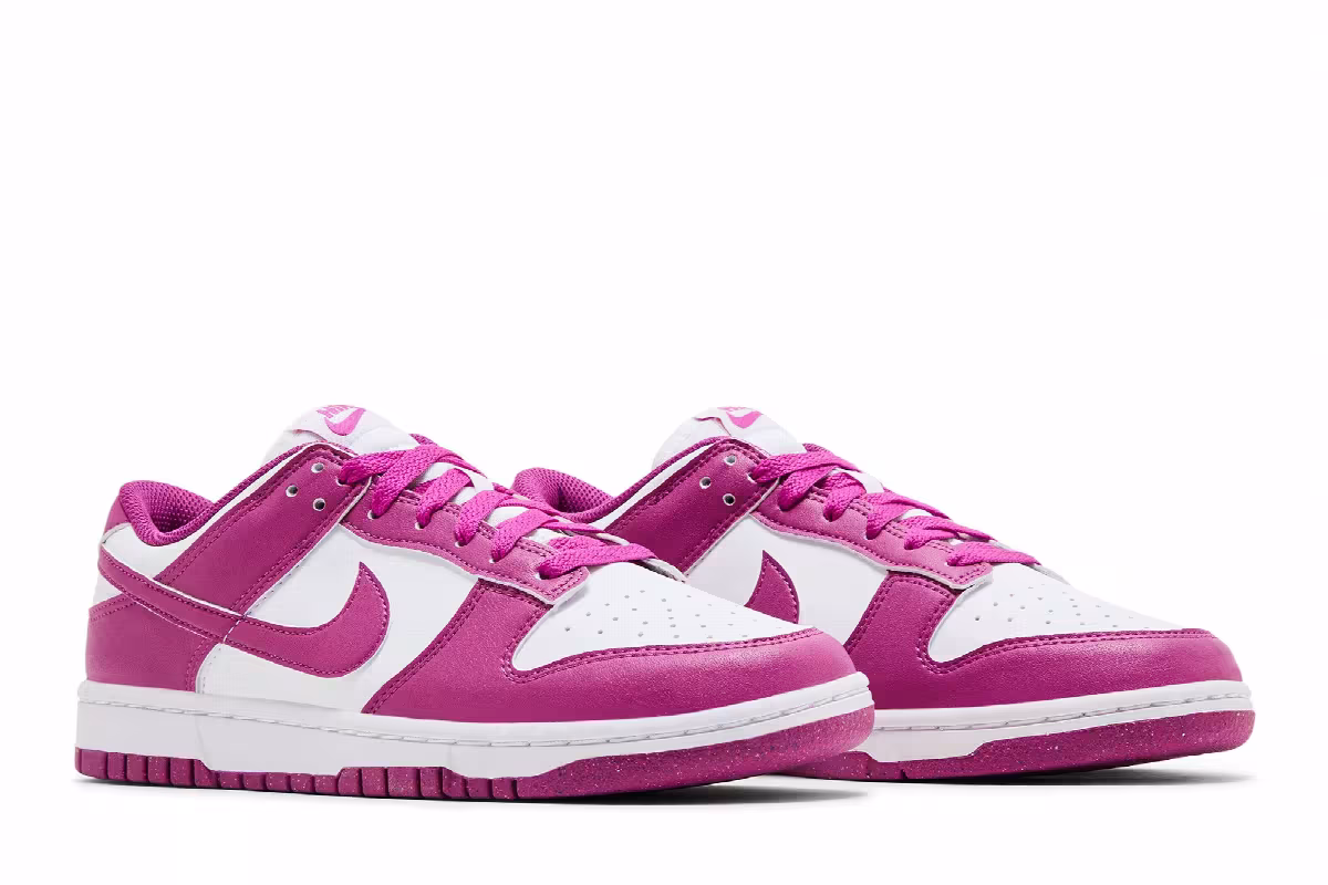 Nike Women's Dunk Low Next Nature Hot Fuchsia, view 9