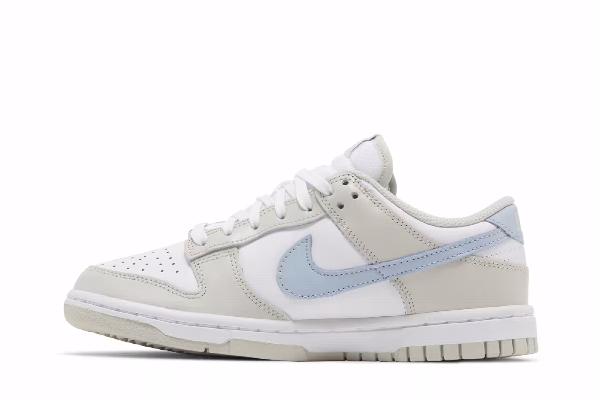Nike Women's Dunk Low Light Bone Armory Blue, view 4