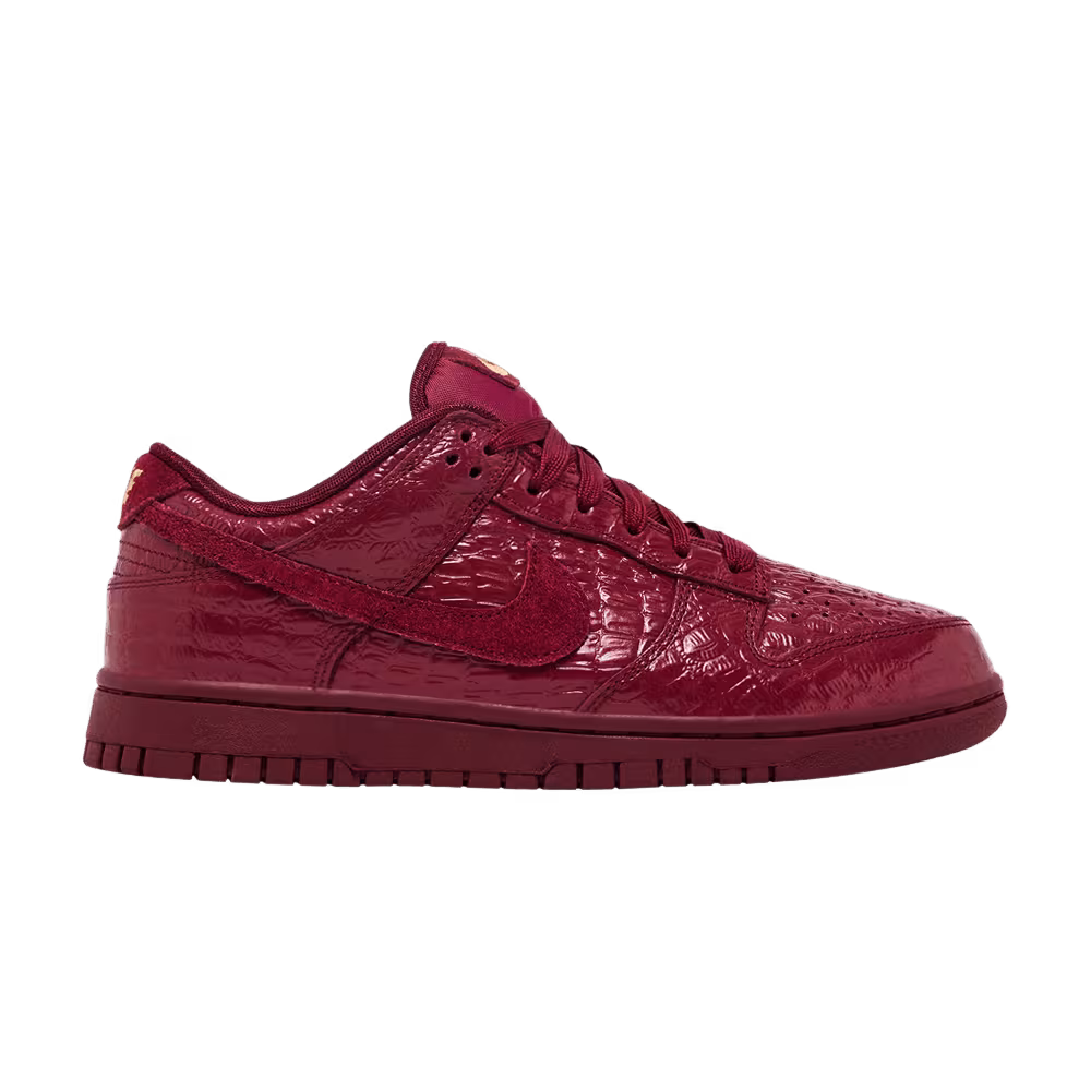 Nike Women's Dunk Low Red Croc