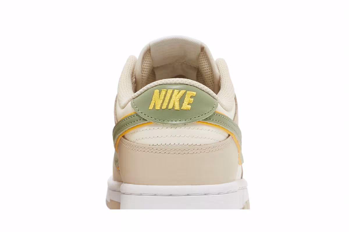 Nike Women's Dunk Low Pale Ivory Oil Green, view 8